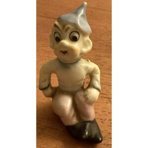 Occupied Japan Hand Painted‎ Seated Pixie Gnome Garden Elf  Nymph